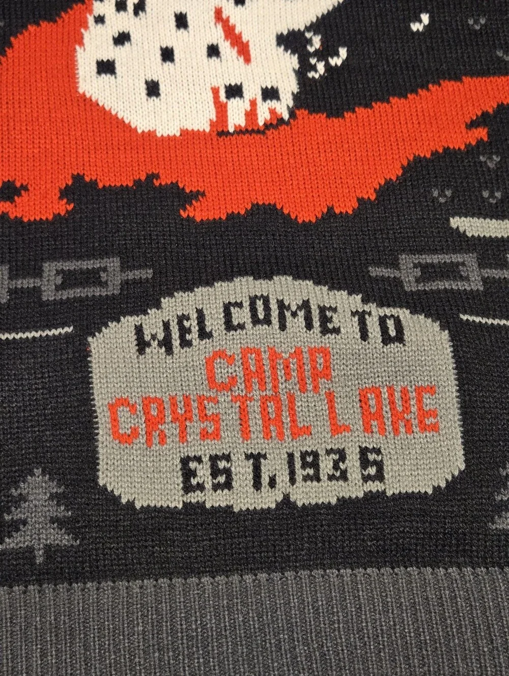 Mondo - Friday The 13th Graphic Knit Sweater - Size 2XL